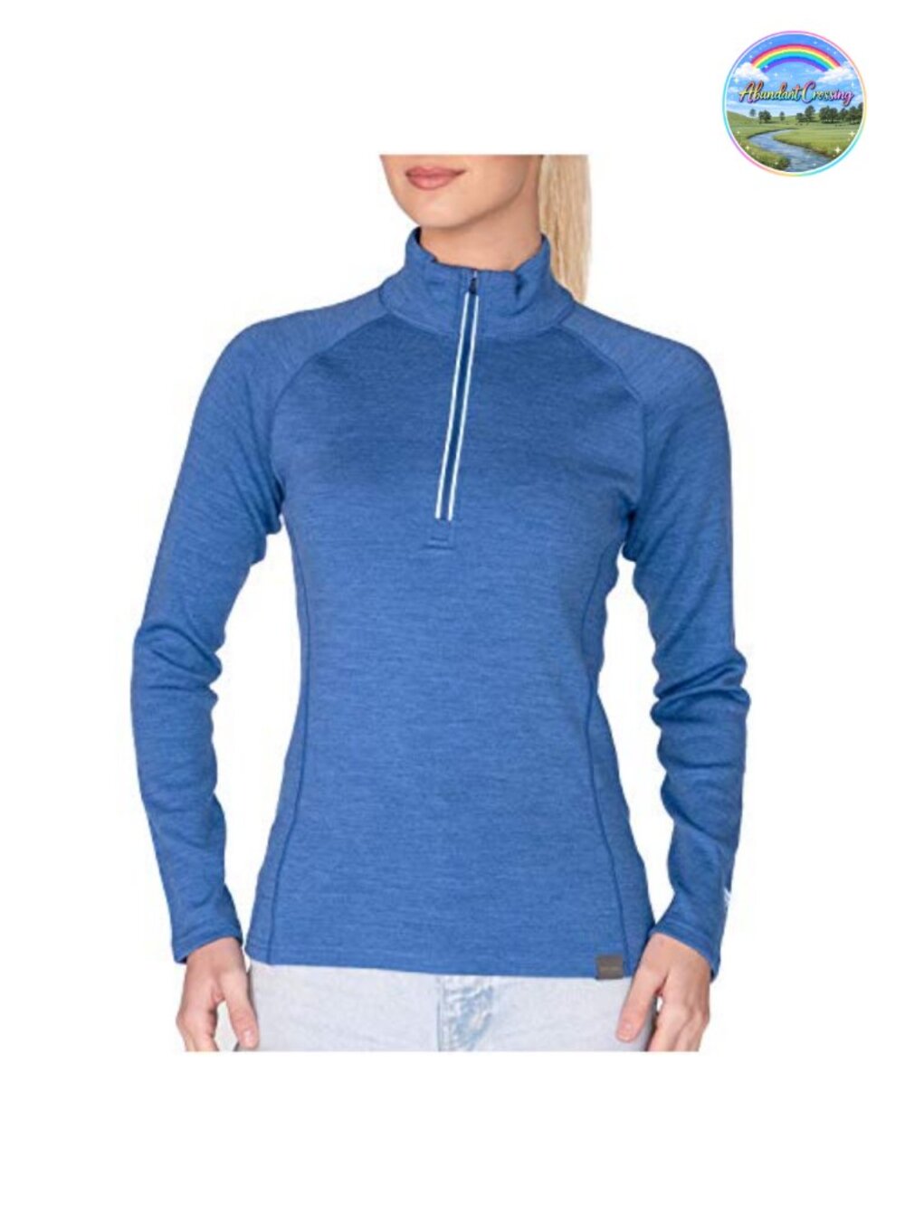 Merino Wool Half Zip Base Layer Top 400g Heavyweight Sweater